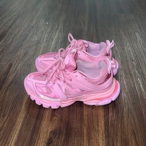Pink Balenciaga Women’s Track Sneaker (No Box)
